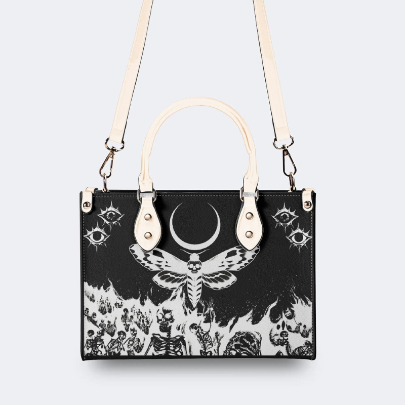 Death Moth And Skull Handbag Factory Direct Sales