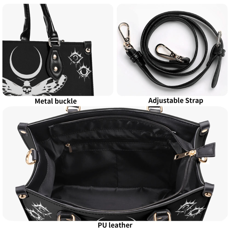 Death Moth And Skull Handbag Factory Direct Sales