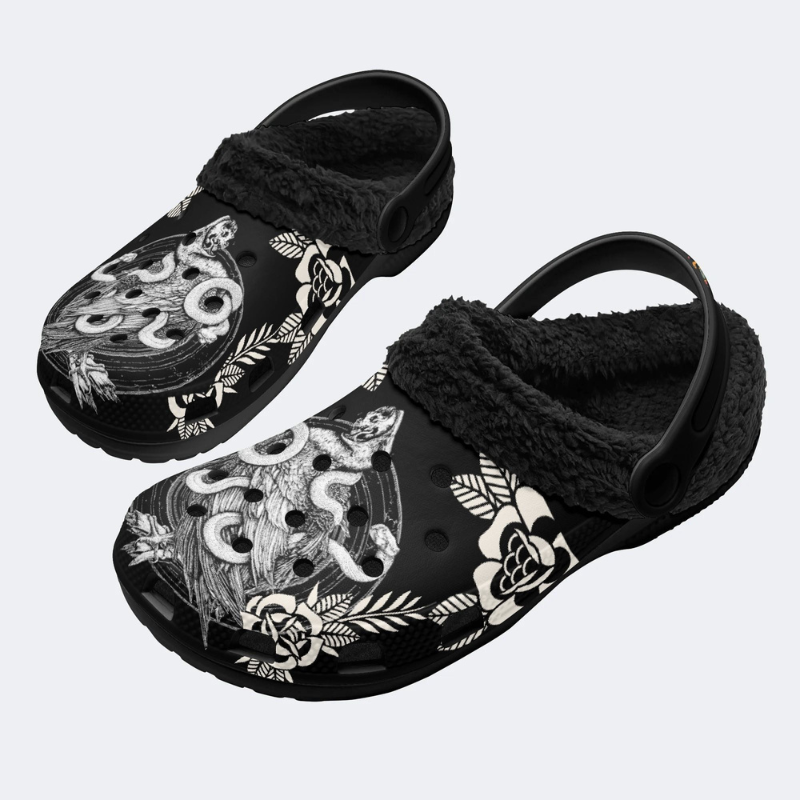 Eagle Entangled By A Snake Slippers/Sandals