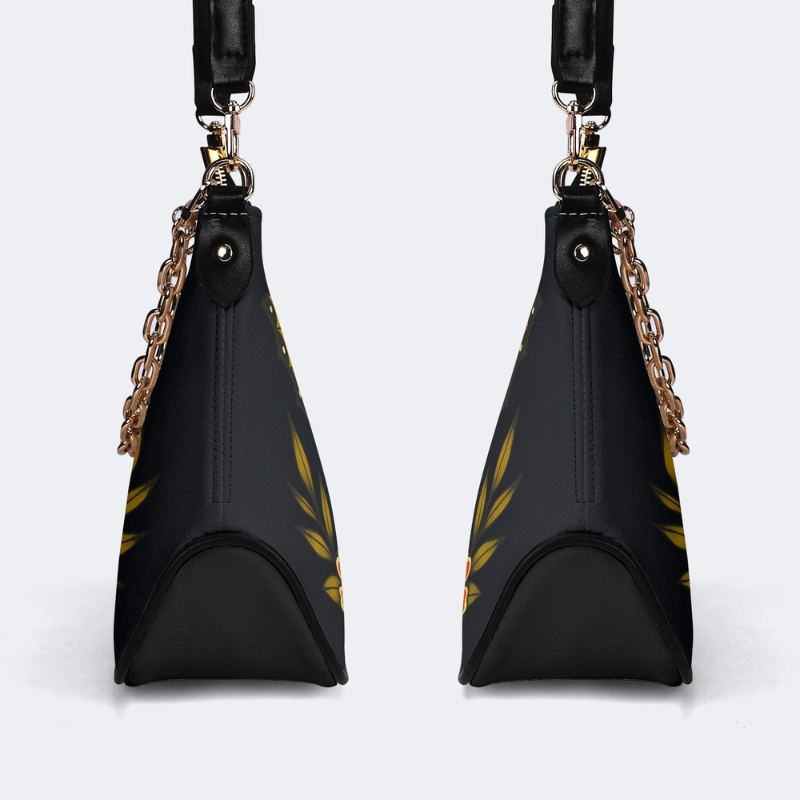 Fashion colorful butterfly print Leather Crossbody Bag_03