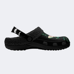 Fashionable Death Moth And Leaves Print Slippers/Sandals_02