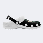 Fashionable Death Moth And Leaves Print Slippers/Sandals_08