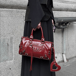 Fashionable Rivet Crossbody Bag