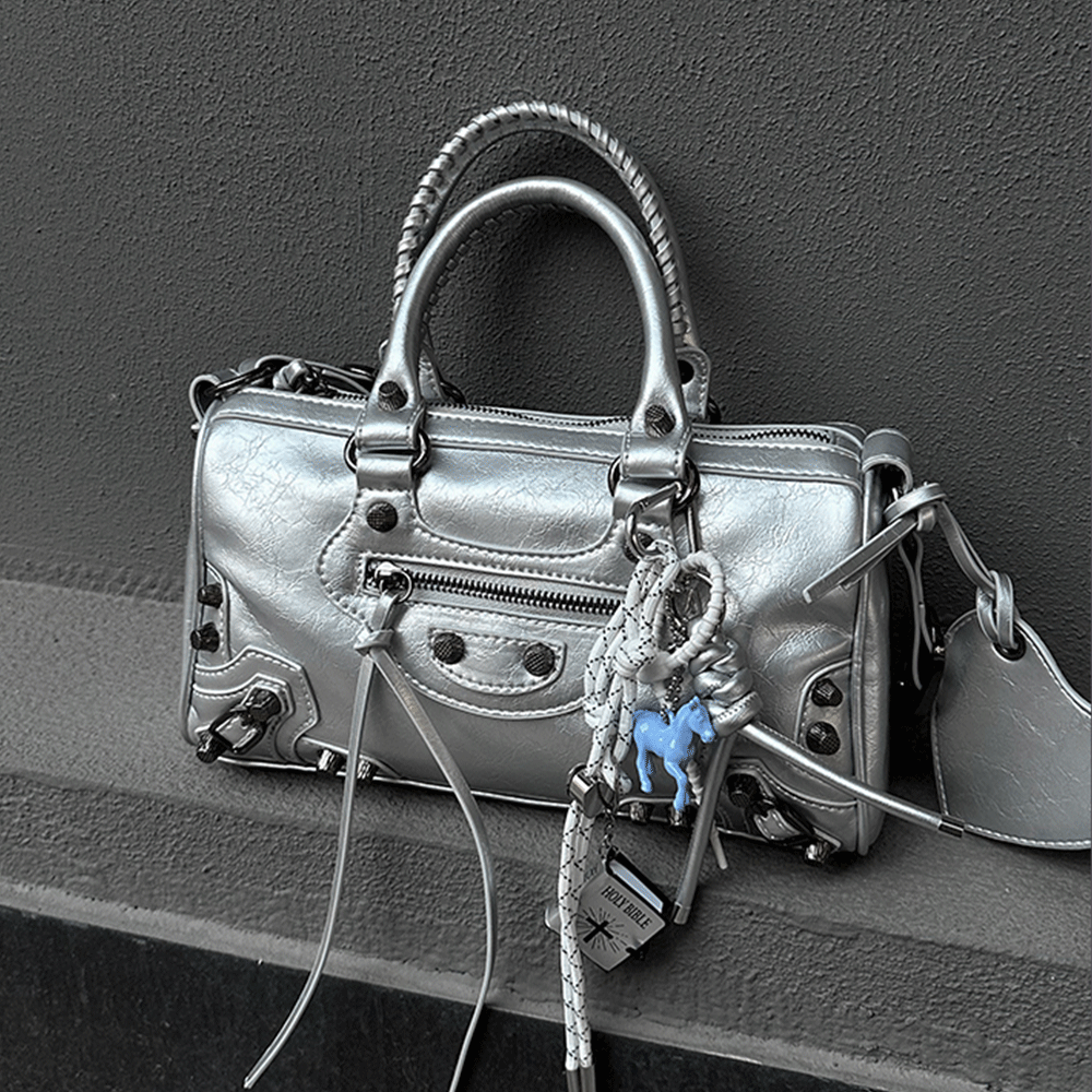 Fashionable Rivet Crossbody Bag