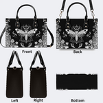 Geometric Moth And Snake Print Handbag_10