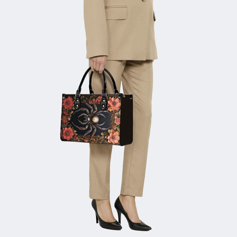 Giant Spider Print Handbag Factory Direct Sales