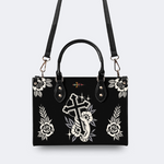 Hand Holding Cross Print Handbag Factory Direct Sales