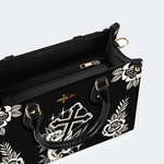 Hand Holding Cross Print Handbag Factory Direct Sales