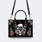 Horror Moth Skull Print Handbag Factory Direct Sales