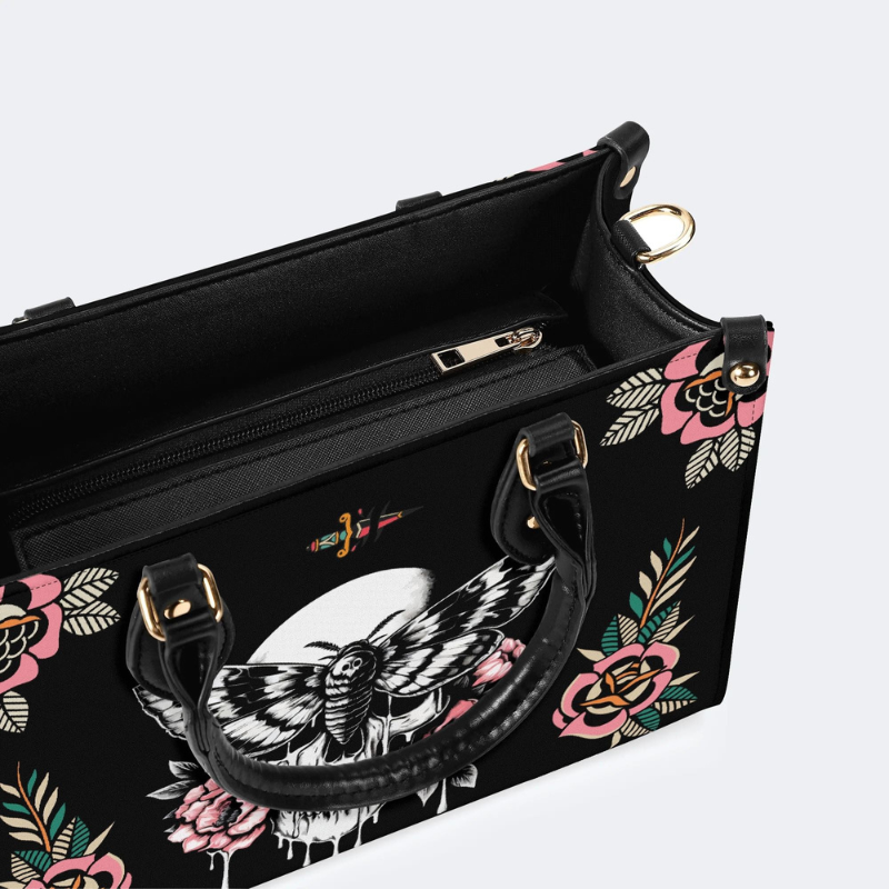 Horror Moth Skull Print Handbag Factory Direct Sales