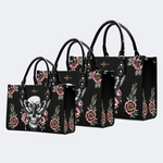 Horror Moth Skull Print Handbag Factory Direct Sales