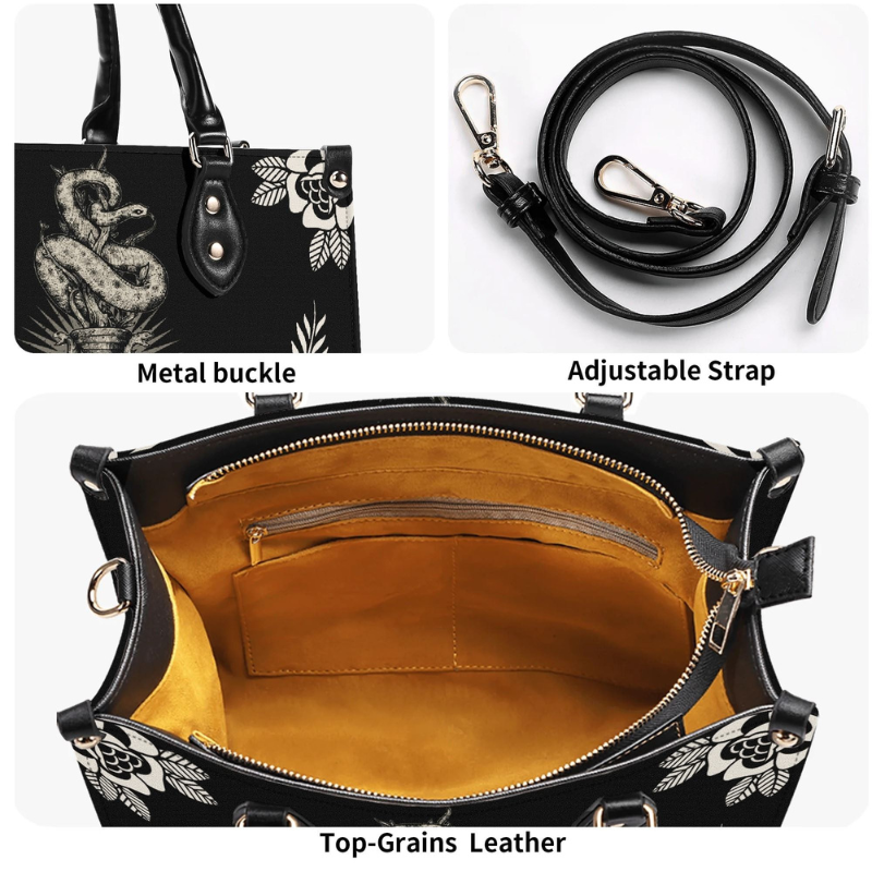 Hourglass And Snake Print Handbag Factory Direct Sales