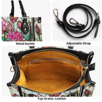 Lotus Flowers In Vintage Pond Handbag Factory Direct Sales_12