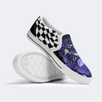 Lunar Moth And Snake Print Slip On Shoes