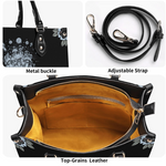 Mushroom And Jellyfish Print Handbag Factory Direct Sales