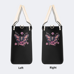 Pink Death Moth Starry Sky Print Handbag