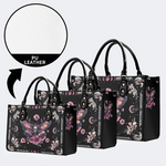 Pink Death Moth Starry Sky Print Handbag