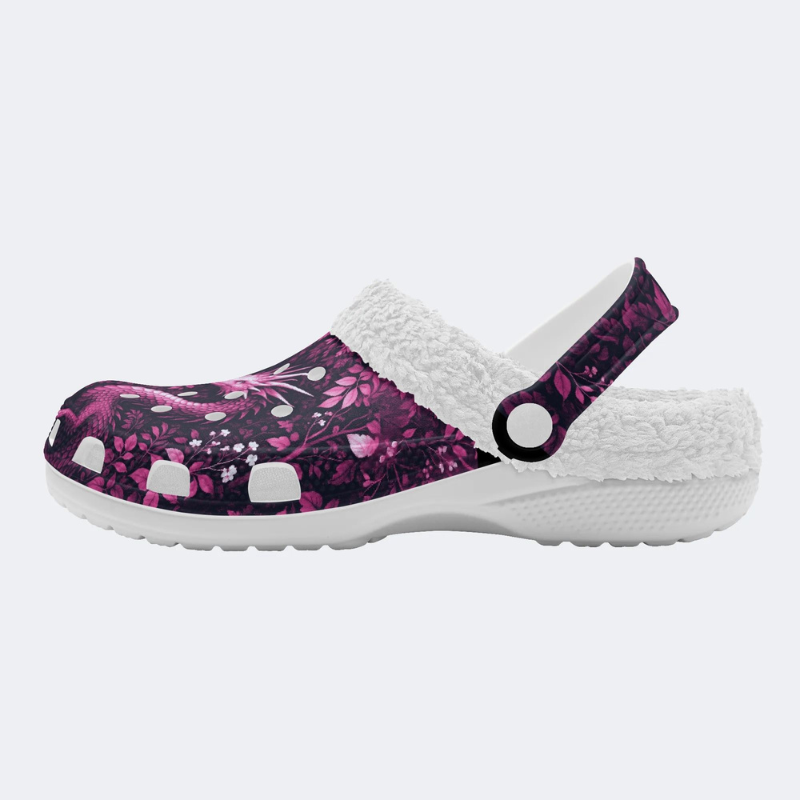 Pink Dragon Print Slippers/Sandals Factory direct sales