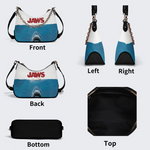 Quint's Shark Fishing Jaws Retro Leather Crossbody Bag
