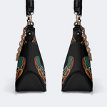 Retro And Weird With Snake Prints Leather Crossbody Bag_03