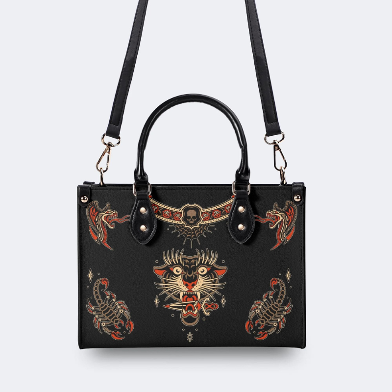 Retro Animal Pattern Handbag Factory Direct Sales