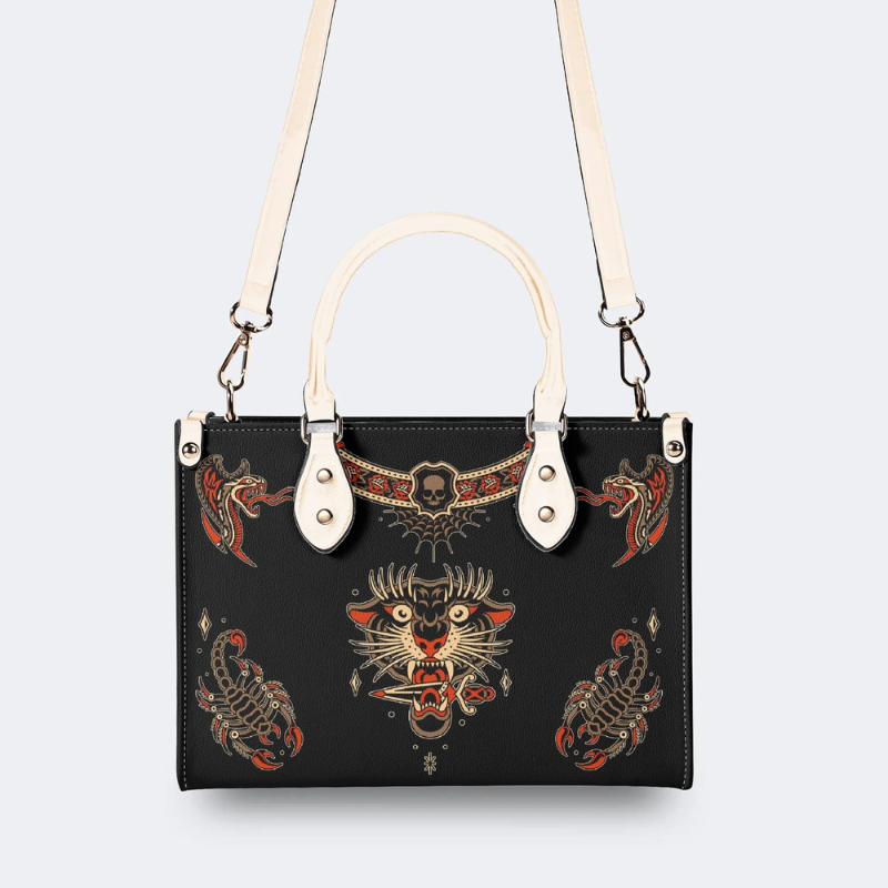Retro Animal Pattern Handbag Factory Direct Sales