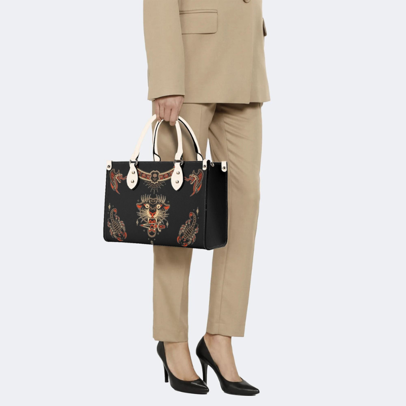 Retro Animal Pattern Handbag Factory Direct Sales