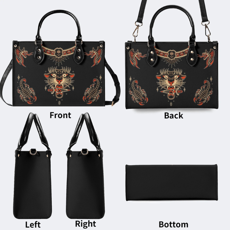 Retro Animal Pattern Handbag Factory Direct Sales