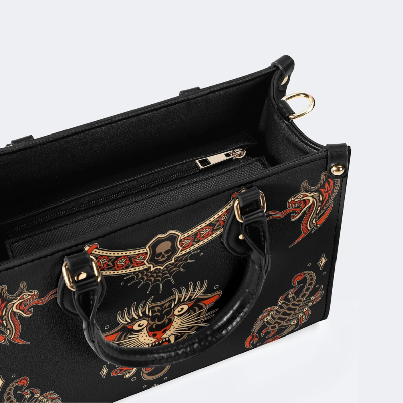 Retro Animal Pattern Handbag Factory Direct Sales
