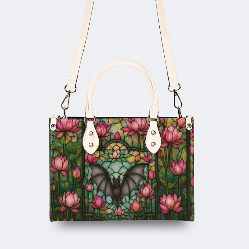Retro Bats And Lotus Handbag Factory Direct Sales_03