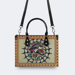 Retro Black Panther Print Handbag Factory Direct Sales