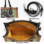 Retro Black Panther Print Handbag Factory Direct Sales