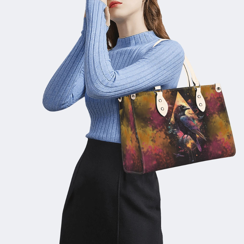 Retro Ink Crow Handbag Factory Direct Sales_07