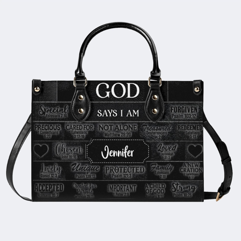 Retro Letters Customizable Name Handbag