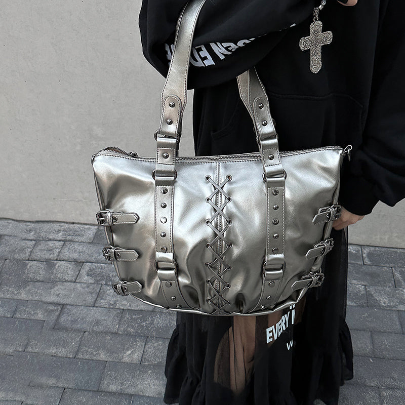 Rivet Trendy Shoulder Bag