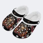 Sheep And Leopard Head Print Slippers/Sandals