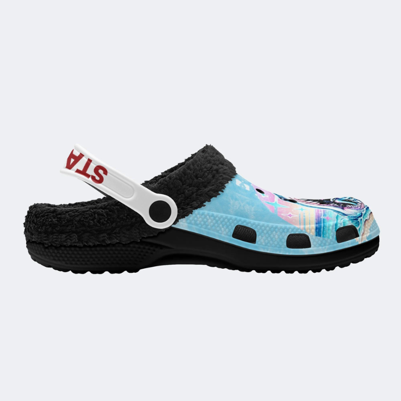Skeleton Devoured By Shark Slippers/Sandals
