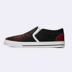 Skeleton Holding A Night Light Slip On Shoes_02