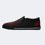 Skeleton Holding A Night Light Slip On Shoes_07