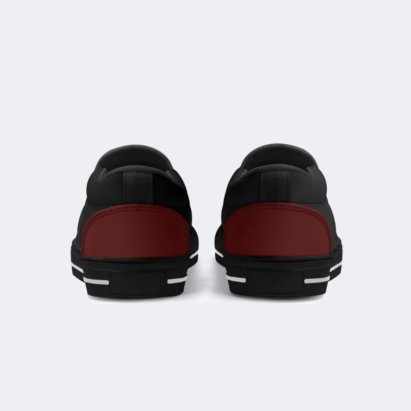 Skeleton Holding A Night Light Slip On Shoes_08