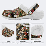 Skeleton Holding A Rose Slippers/Sandals Factory Direct Sales