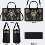 Skull And Scorpion Print Handbag Factory Direct Sales