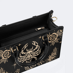 Skull And Scorpion Print Handbag Factory Direct Sales