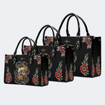 Skull And Snake Print Handbag Factory Direct Sales