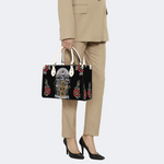 Skull And Sunflower Print Handbag Factory Direct Sales