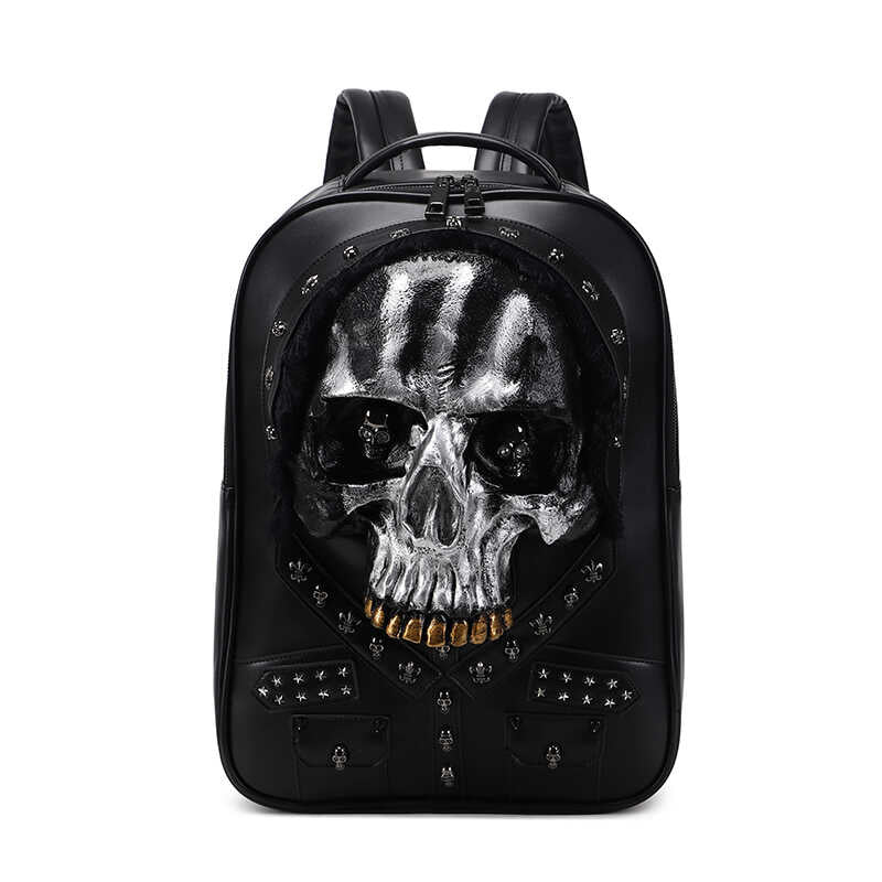 Skull Rivet Backpack