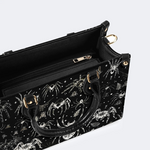 Spider And Moth Print Handbag Factory Direct Sales