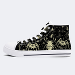 Spider And Moth Print High Top Canvas Factory Direct Sales
