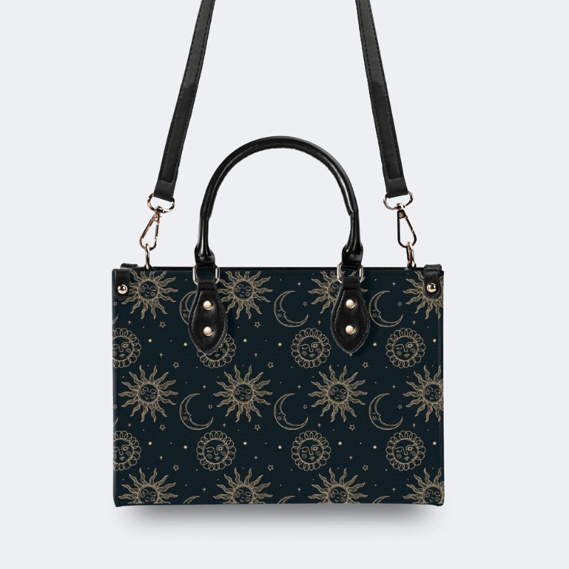 Sun And Moon In The Night Sky Handbag_02