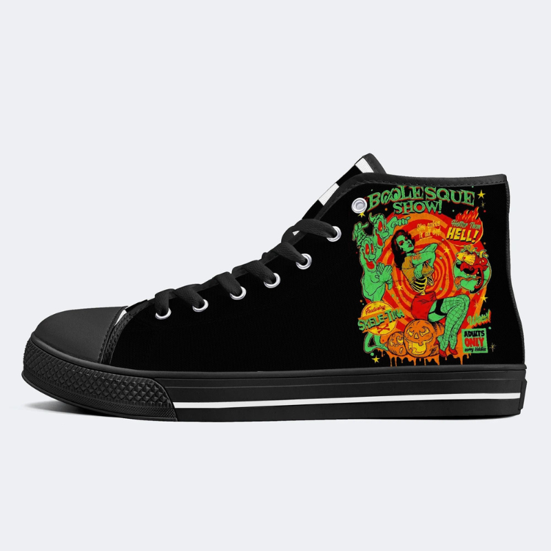 The Boole Sque Show High Top Canvas
